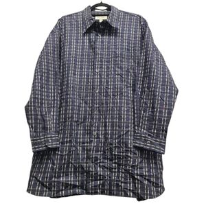 John W. Nordstrom Long-Sleeve Button Down Shirt Men's XL (Black/Blue)